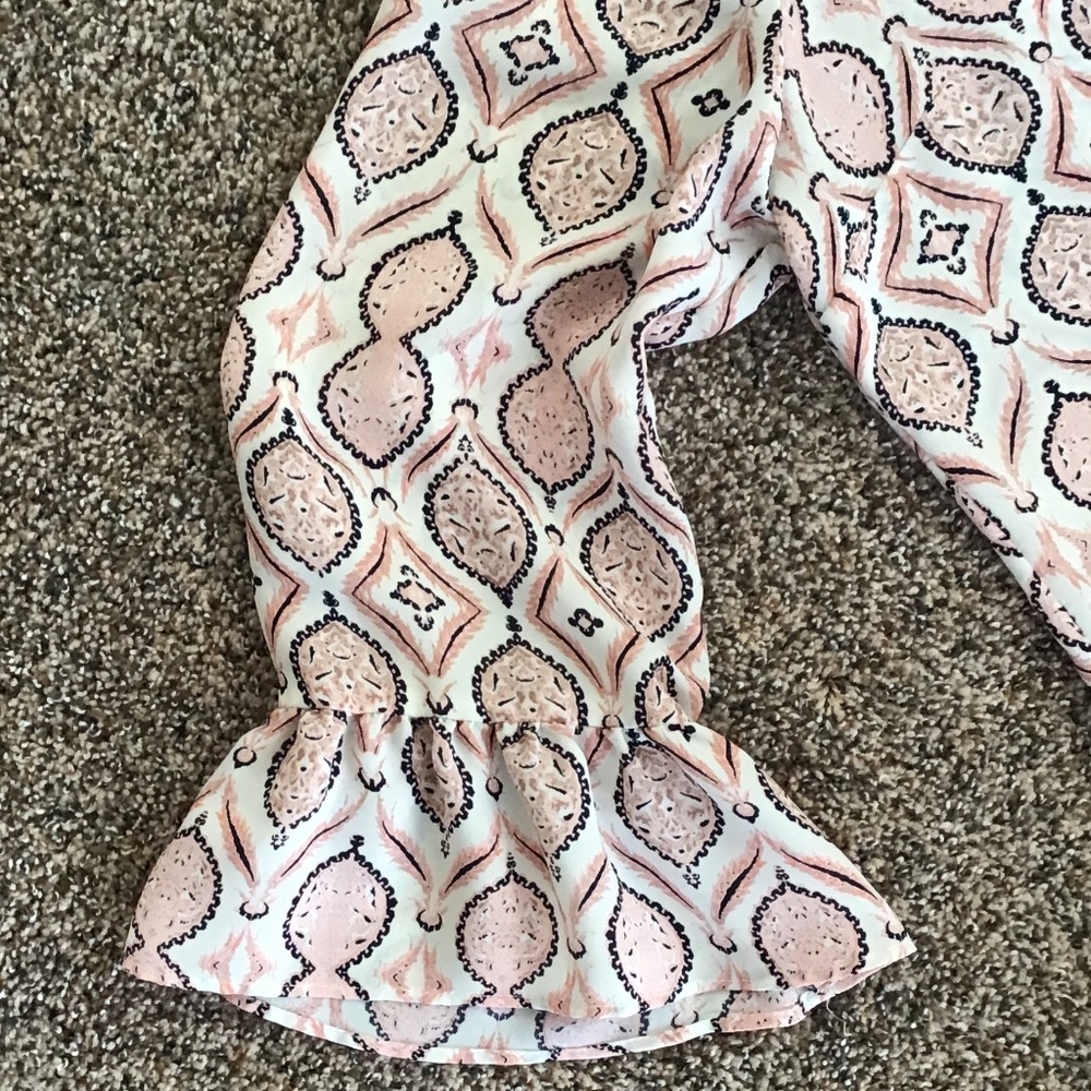 NWOT Ivanka Trump 3/4 Sleeve  Blouse Sz L - Picture 2 of 8